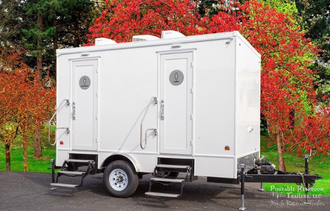Luxury Portable Restroom Trailers St. Louis